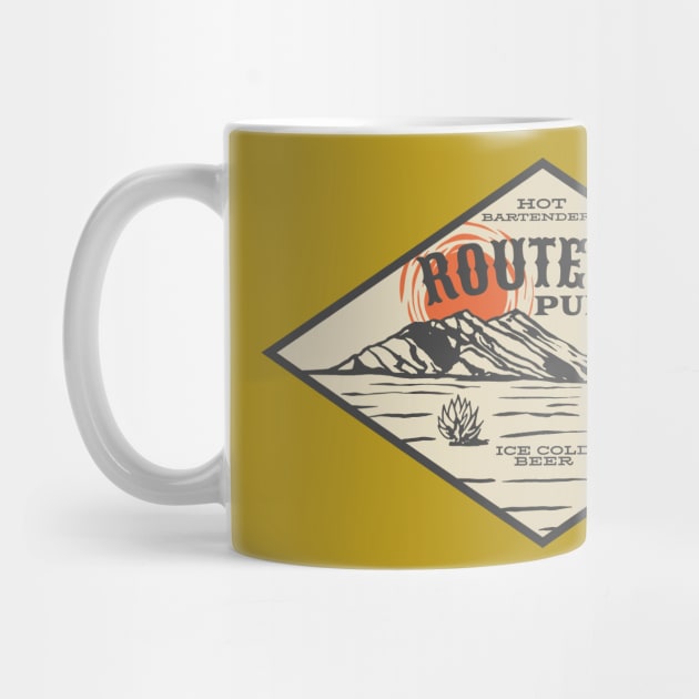 Route 66 Pub Retro Design by AllAmerican